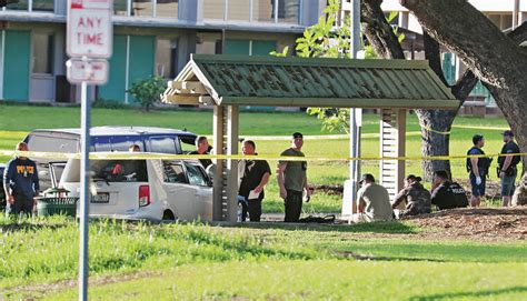 2 Honolulu Police Officers Shot Gunman Dead After Chase Honolulu Star Advertiser