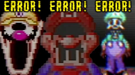 MARIO ERROR SCARY MARIO WORLD ANALOG HORROR THE POWER STAR ARCHIVES