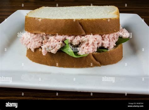 ham salad sandwich Stock Photo - Alamy