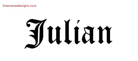 Julian Archives Free Name Designs