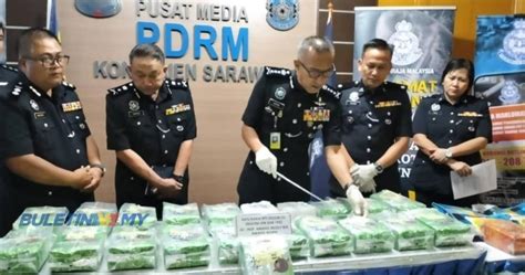 Polis Sarawak Rampas Dadah Syabu Bernilai RM1 8 Juta BULETIN TV3 Malaysia