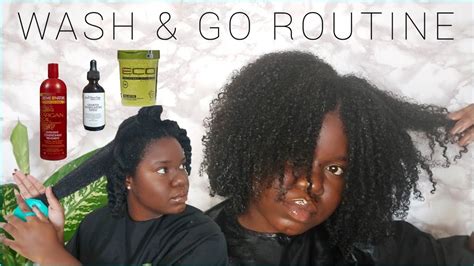 Wash Day Wash N Go Routine Defining Curls Thick High Density