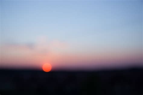 Blurry sunset - freestocks.org - Free stock photo