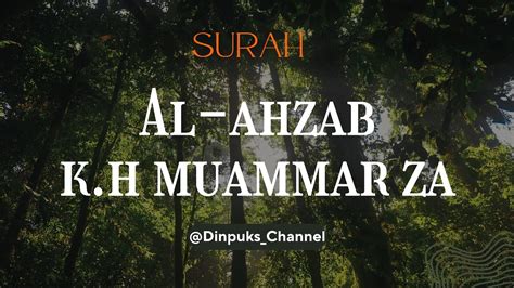 PENYEJUK HATI Tilawah Al Qur An Merdu Qori InternasionalK H MUAMMAR ZA