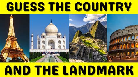 Guess The Famous Landmarks Quiz YouTube