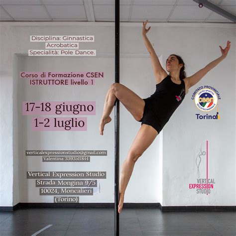 Corso Di Formazione Csen Per La Qualifica Di Istruttore Pole Dance