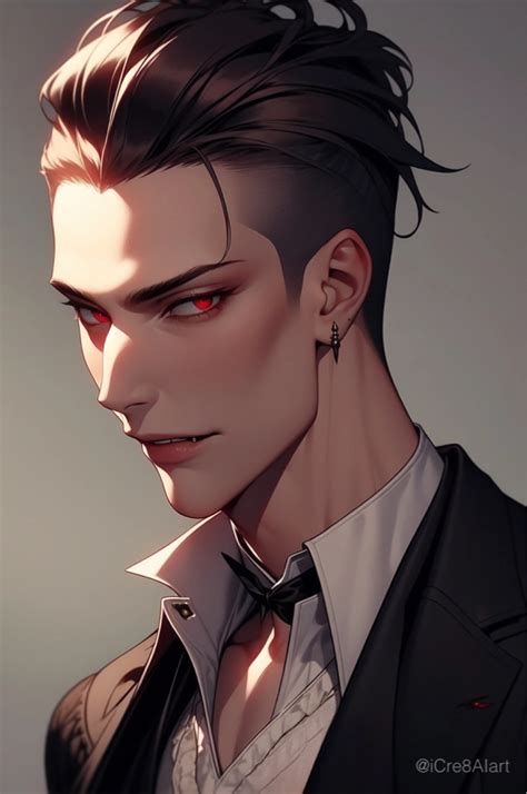 Ai Art Portrait Of A Modern Vampire By Ai Art Cafe Pixai