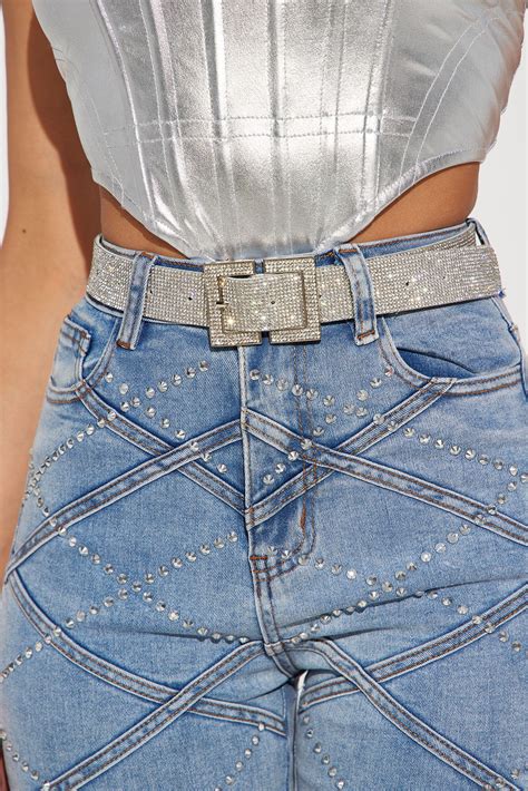 Star Of The Show Belt Silver Fashion Nova