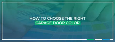 How To Choose The Right Garage Door Color Banko Overhead Doors