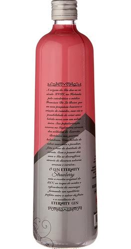 Kit Gin Eternity Strawberry Sabor Morango Doce Ml Frete Gr Tis