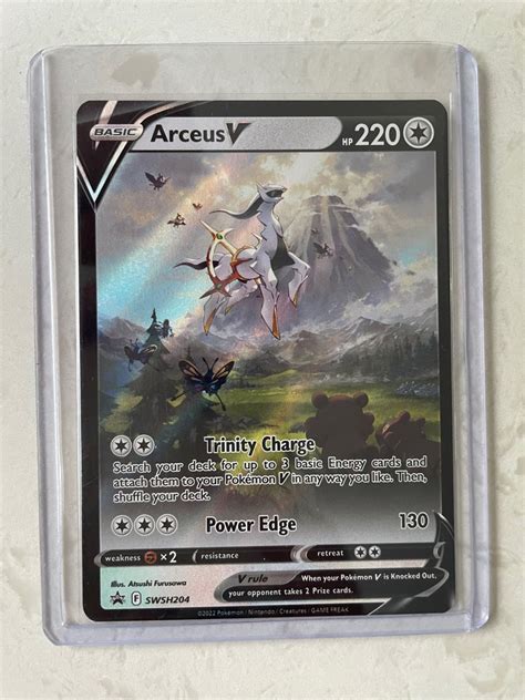 Arceus V Swsh Black Star Promo Pokemon Tcg Hobbies Toys Toys