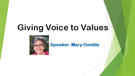 Giving Voice To Values Webinar By Mary Gentile MCHV WEBINAR YouTube