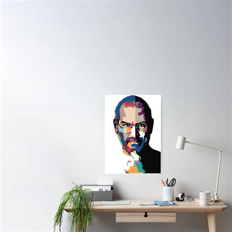 "Steve Jobs portrait | Steve Jobs painting " Poster for Sale by ...