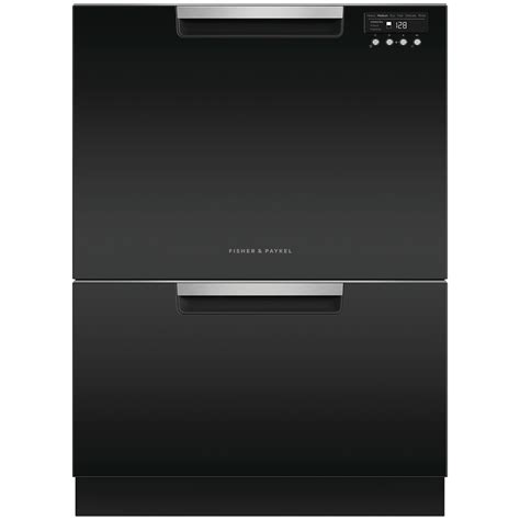 Fisher & Paykel Black Double Dish Drawer Dishwasher | PCRichard.com ...