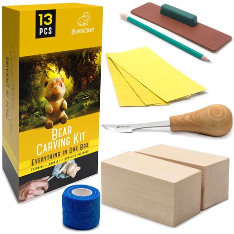 Beavercraft Bear Carving Kit Walmart