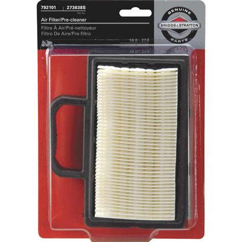 Briggs Stratton Professional Series Air Filter With Pre Cleaner For