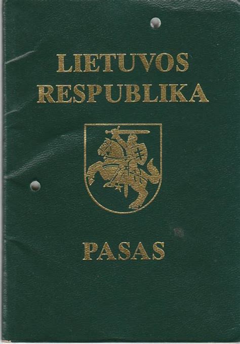 Lietuvos Respublikos Pasas 22687439