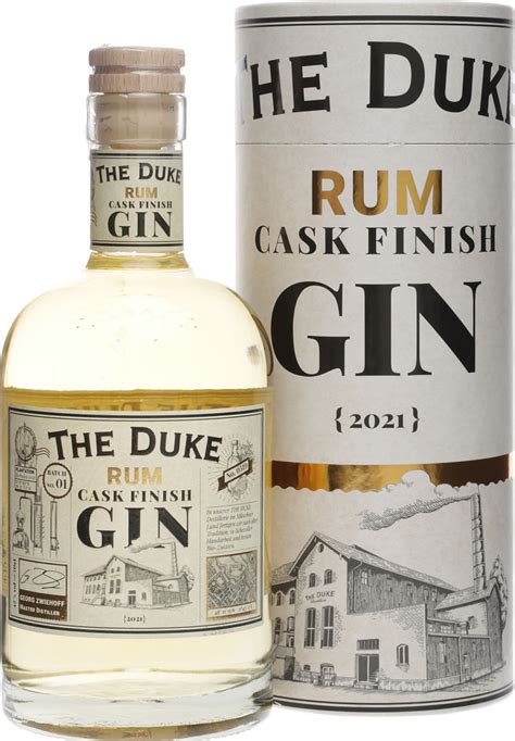 The Duke Rum Cask Finish Gin Liter Vol Im Sho