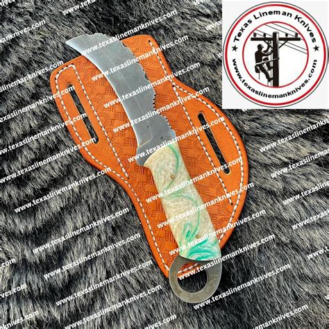 Handmade 1095 Steel Hawkbill knife – Texas Lineman Knives