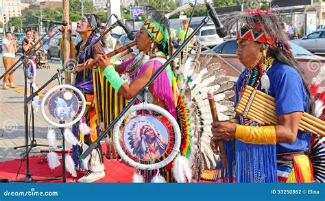 Native American Indian Tribal Group Editorial Photography - Image of