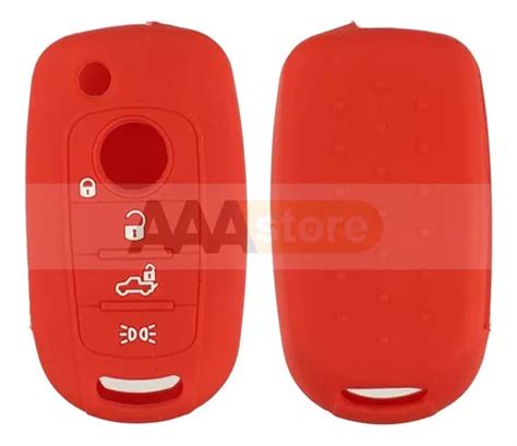 Funda Silicon Protector Fiat Egea 500x Toro 4 Botones