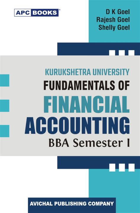 Fundamentals Of Financial Accounting Bba Semester I Kurukshetra