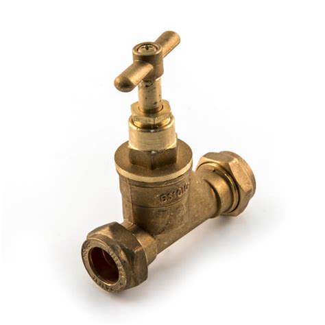 Brass Stop Cock Mdpe Compression Compression 10483 Uk