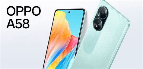 Oppo A58 4g Fhd Display Mediatek Helio G85 Chip 50 Mp Dual Camera And Ipx4 Protection