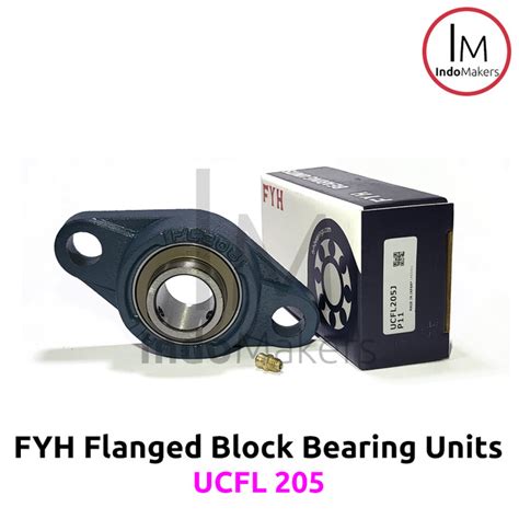 Jual Flanged Block Bearing Unit UCFL 205 As 25mm FYH Japan Kota