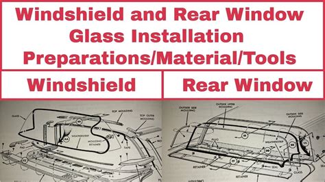 Video Windshield And Rear Window Glass Install Prep For Ford