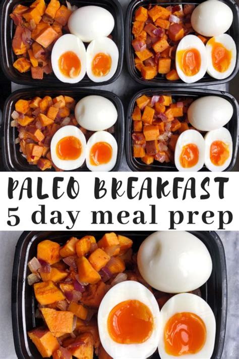 Paleo Breakfast Meal Prep