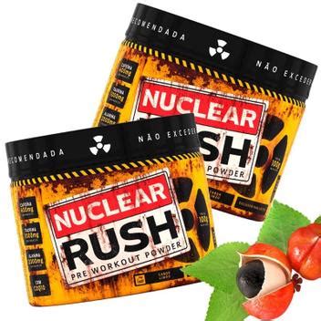 Suplemento Bodyaction Nuclear Rush Pré Treino Guarana 100ml Pré