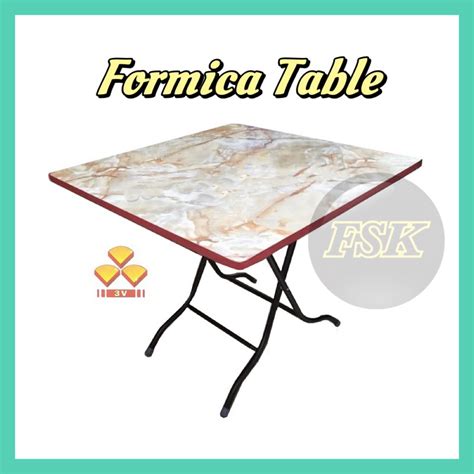 3V Formica Wood Table Folding Table Dining Table Meja Lipat 2X3