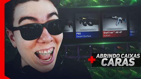 CS GO OPEN CASE ABRINDO CAIXAS SUPER CARAS YouTube