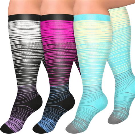 Amazon Doctor S Select Pairs Plus Size Compression Socks Black