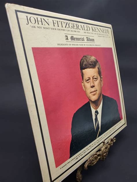 John Fitzgerald Kennedy A Memorial Album Lp Premier Etsy