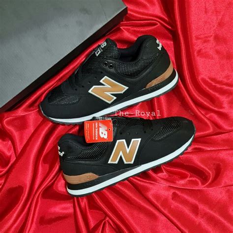 Jual Sepatu New Balance Nb 574 Encap Black Brown Shopee Indonesia