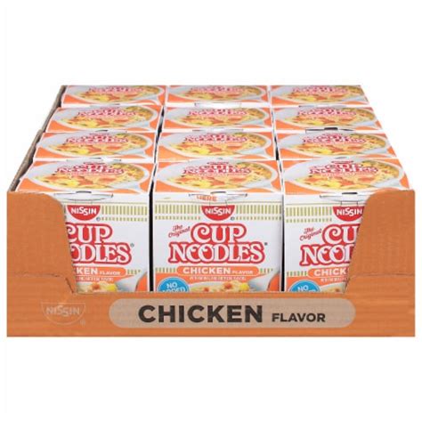 Nissin® Cup Noodles® Chicken Flavor Ramen Noodle Cup 12 Ct 225 Oz