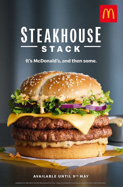 McDonalds Steakhouse Stack Scott Grummett Food Photographer Director