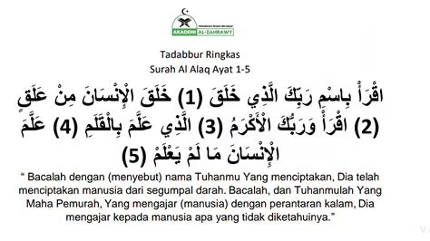 Detail Surat Al Alaq Ayat Koleksi Nomer