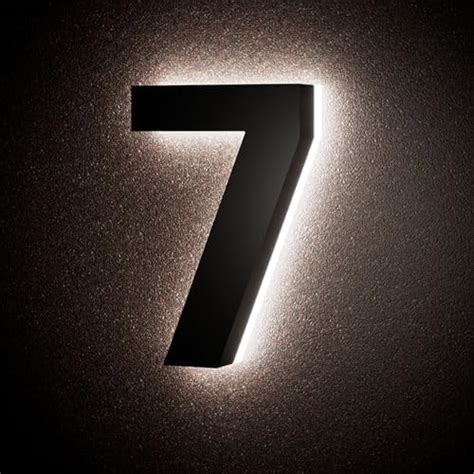 Amazon 5 Inch Backlit LED House Numbers For Outside Stainless