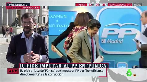 Juan Moreno Desde Iu Pedimos Al Juez Que Impute Al Pp Como Partido En