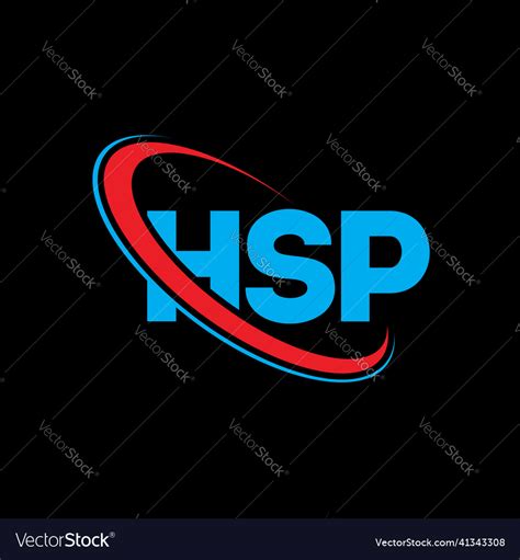 Hsp Logo Letter Design Royalty Free Vector Image