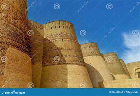 Historical Derawar Fort In The Cholistan Desert Stock Image Image Of