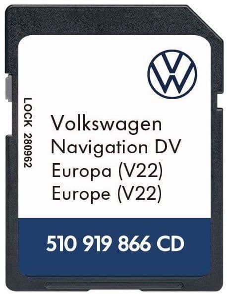 Skoda Volkswagen Columbus Sat Nav Map Update Sd Card Europe