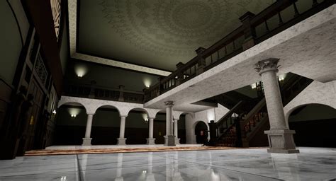 Spencer Mansion Main Hall View 6 By Fescobar82 On Deviantart