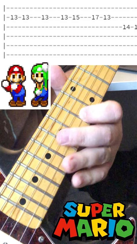 Super Mario Bros Theme Guitar Lesson Tab Artofit