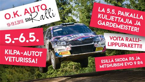 SM O K Auto ralli avaa kesäkauden Ralli net