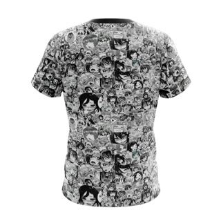 Camiseta Hentai Ahegao Anime Ecchi Manga Loli Blusa D Estampa Total Full Unissex Girl Japao