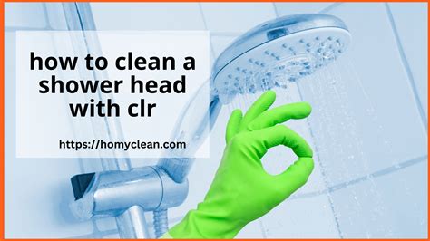 Methods How To Clean A Shower Head With Clr Homyclean